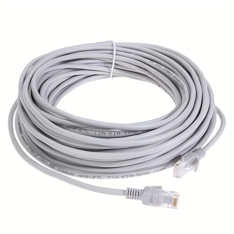Ethernet Lan Cable Cat5/cat Rj45 + Power 1 Gray Cable - Temu