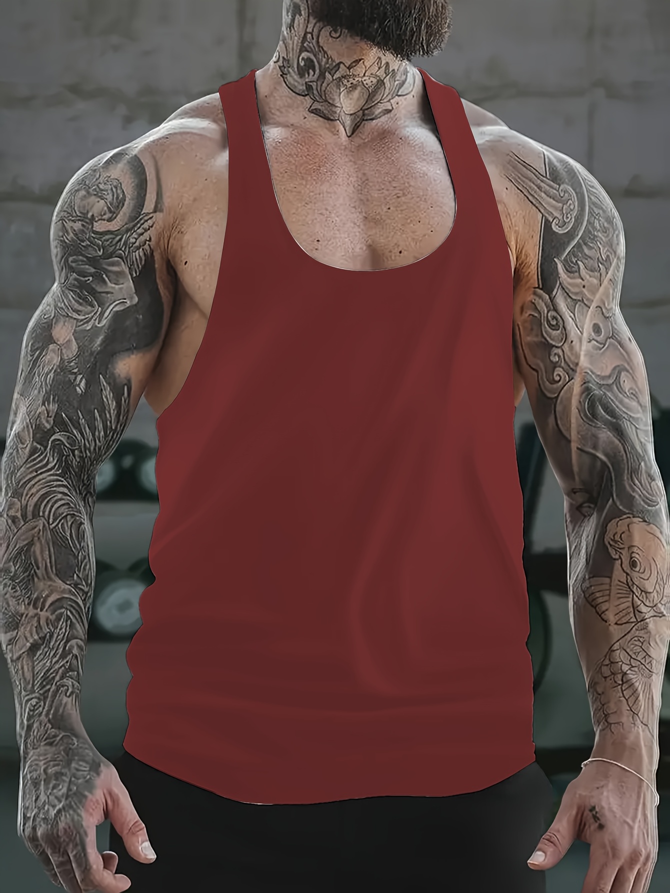 1pc Tongtongbang Men's Quick-Dry Breathable Workout Tank Top - High Elasticity Slim Fit Sleeveless Shirt with HARDER Letter Print for Gym Training & Summer Casual Wear, Quickdrying Fabric, Gym Clothes
