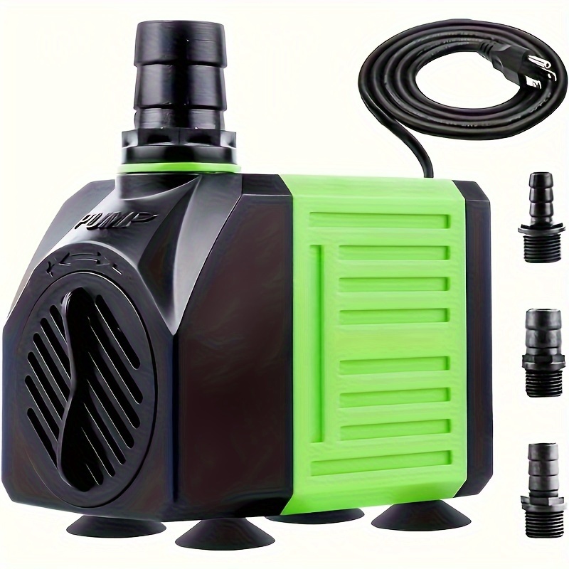 

Submersible Fountain Water Pump: 550gph 30w Adjustable Ultra Quiet Pump With 6ft Power Cord For Aquarium Fish Tank | Outdoor Waterfall | Statuary | Hydroponics