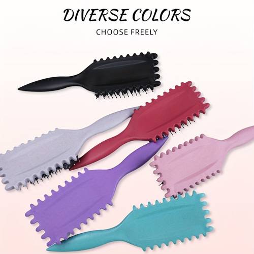 springy styling curling comb massage scalp hairdressing cushion brush
