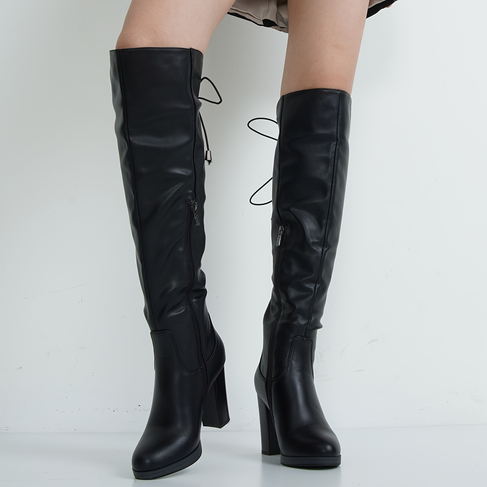 Botte Cuissarde Cuissarde Ã Lacet Cuissardes à Lacets En Cuir