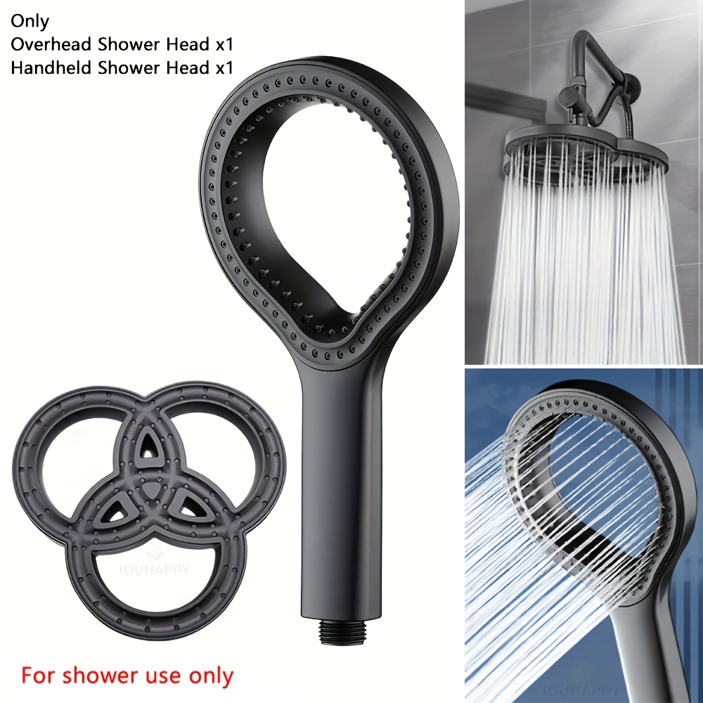 2pcs Upgraded High-Pressure Handheld Shower, ABS Material