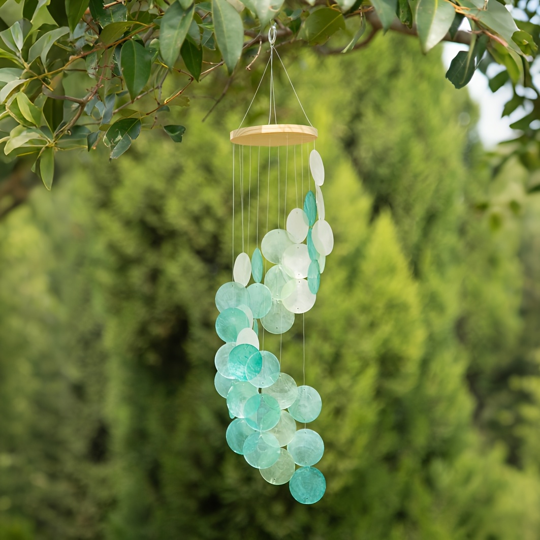 2 Pièces Carillon De Jardin Carillons Éoliens En Fer Forgé Décor En Métal Cloche à Vent