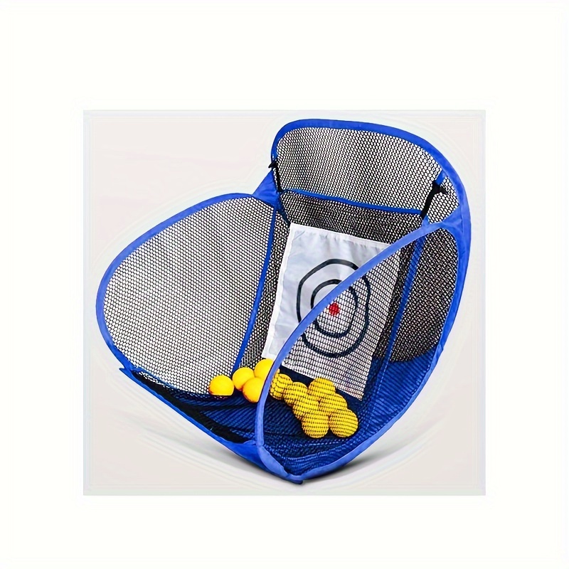 portable golf swing folding net backyard accuracy swing training tool details 1