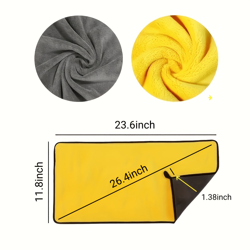 Image of Truck Car Super Absorbent Car Wash Microfiber Towel Car Cleaning And Drying Cloth Extra Drying Towel Car Care Details