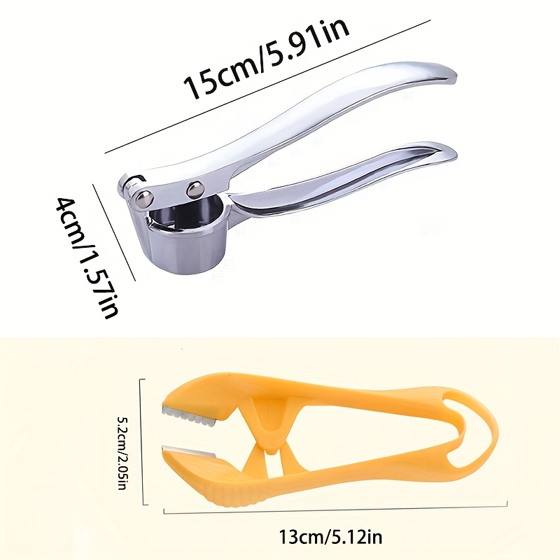 1pc/set, Garlic Peeler and Garlic Crusher Tool for Home and Commercial Use, Manual Garlic Clove Peeler and Clove Remover