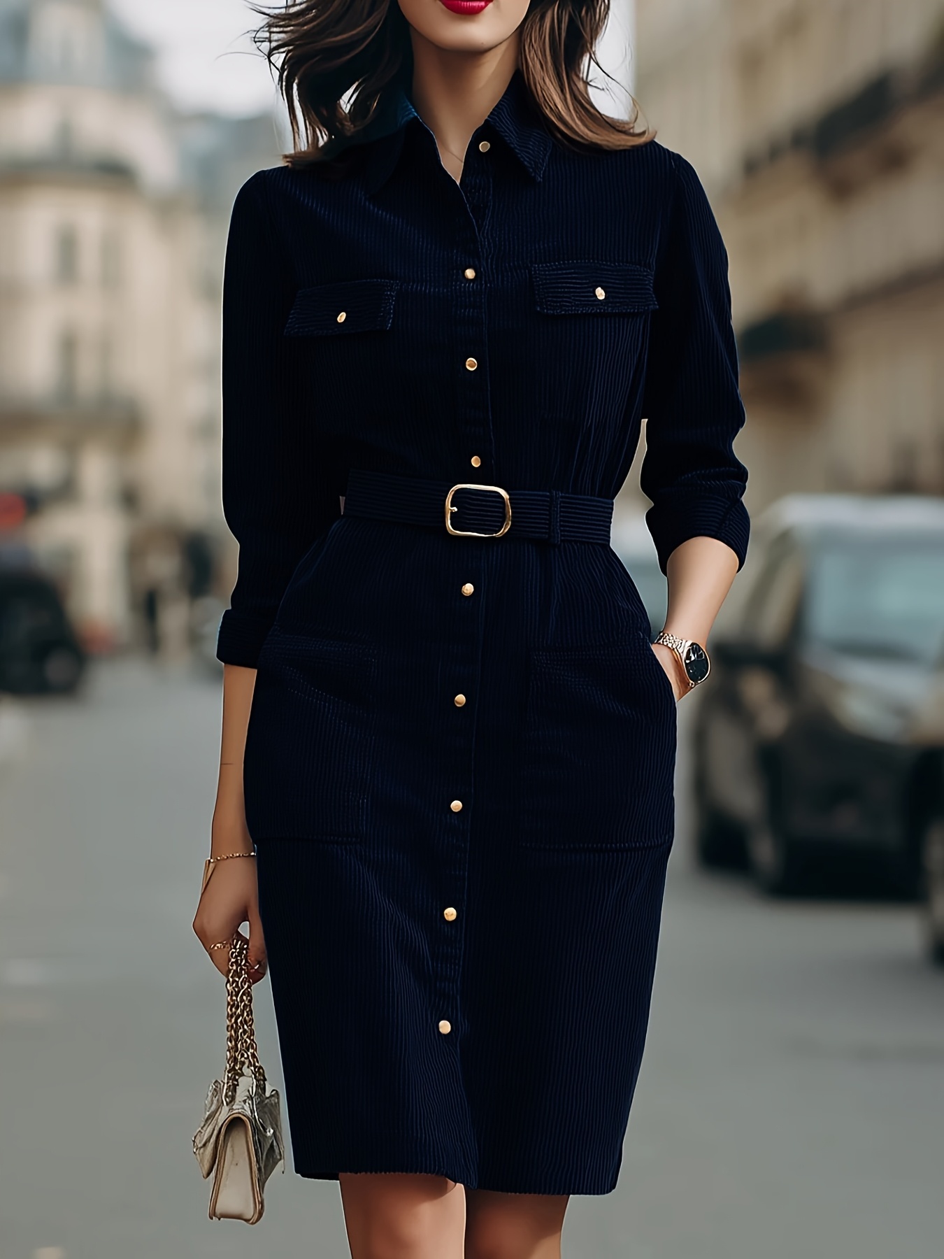 women dresses navy sold on Temu United States