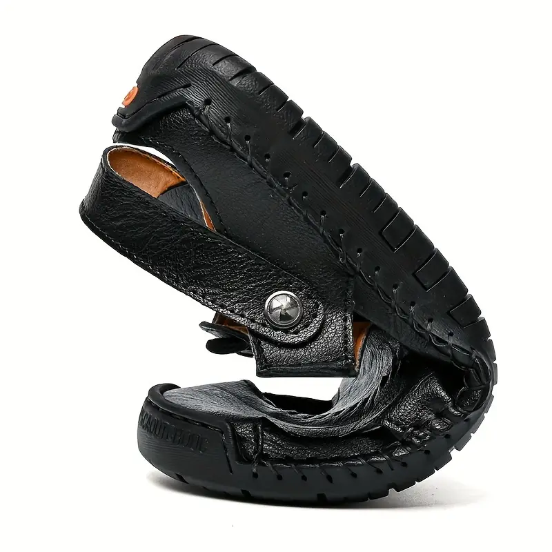 plus size mens close toe sandals comfy non slip casual shoes for mens outdoor activities details 4