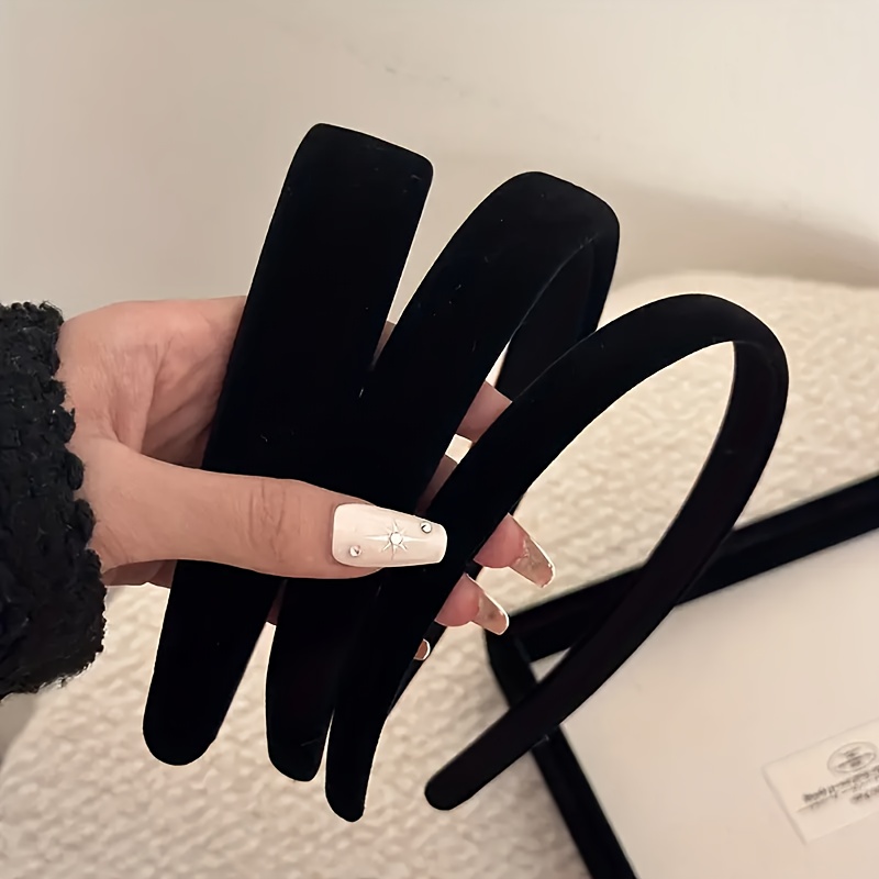 6Pcs Fascia per capelli da donna a nodi incrociati a tesa larga Accessori per capelli a cerchietto con fiori per donne e ragazze (6DAISY