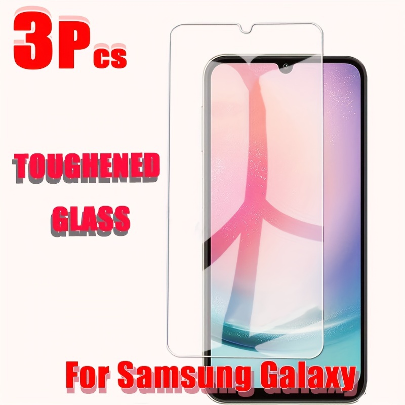 

3pcs Tempered Glass Screen Protectors For Samsung Galaxy A15, A03, A04, A04s, A04core, A02s, A02, A12, A13, A13 5g, A32 5g, M02, M12, F02s, F02 - Light Surface