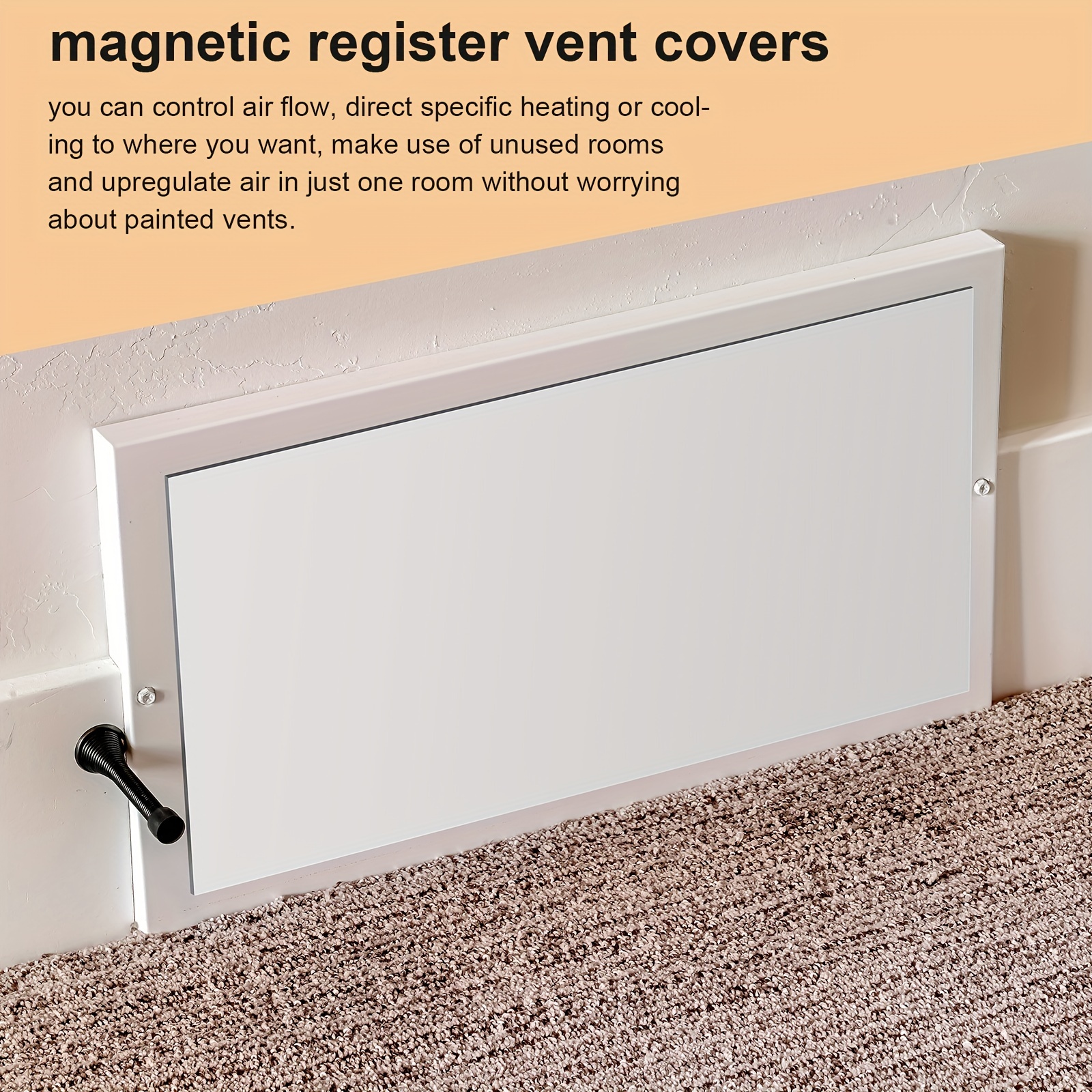 Air Intake Magnetic Ac Vent Covers Decorative Magnetic Wall Vent