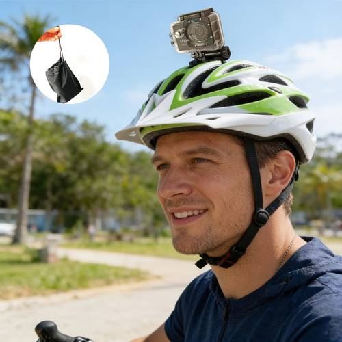 bike helmet camera no card waterproof action camera for cycling motorcycle sports camera with helmet mount and storage recording minutes