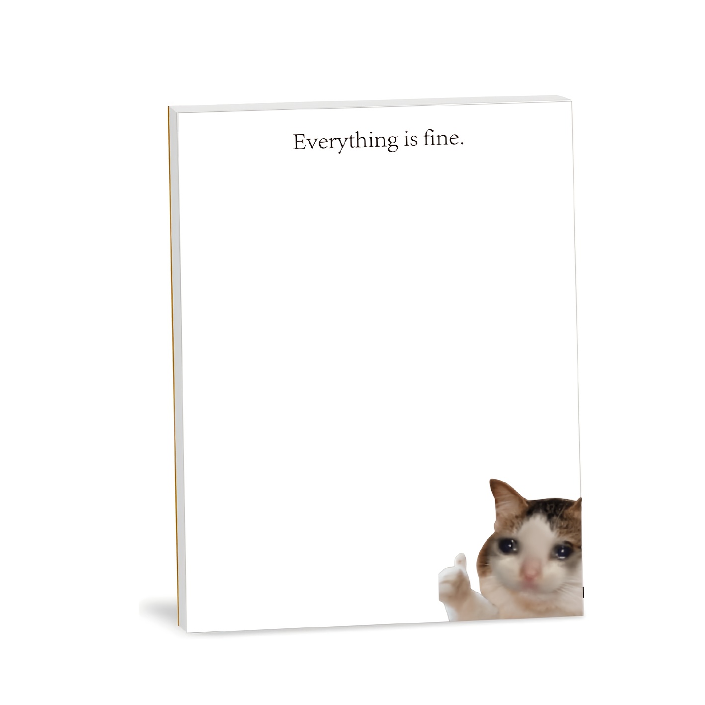 Everything Is Notepad - 4 X 5.25 Inches, 50 Sheets - Cute Memo Pad - Novelty Gag Gift For Work Office, And Coworkers