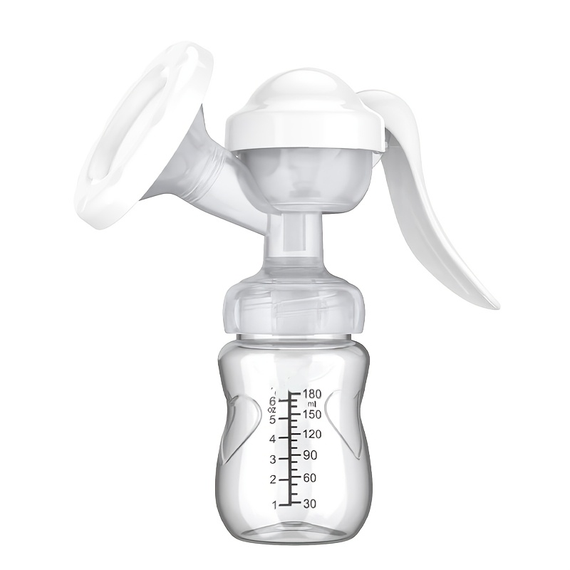 1pc Bomba de Leche Materna Manual Ajustable - Alimentador Portátil de Mano con Ventosa,, para Mamás en Movimiento, Recolector de Leche Materna y Bomba de Alimentación para Madres Lactantes - Imagen 5