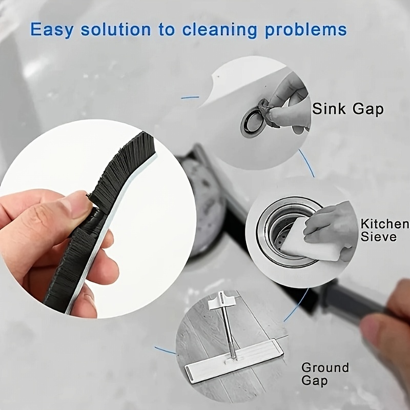 Shower Cleaning Brush for Bathrooms - a Long-Handled Scrubbing Brush Suitable for Use in Bathrooms, Kitchens, Toilets, And Outdoors, Featuring Stiff Bristles for Effective Cleaning, a Non-Electric Manual Cleaning Tool.
