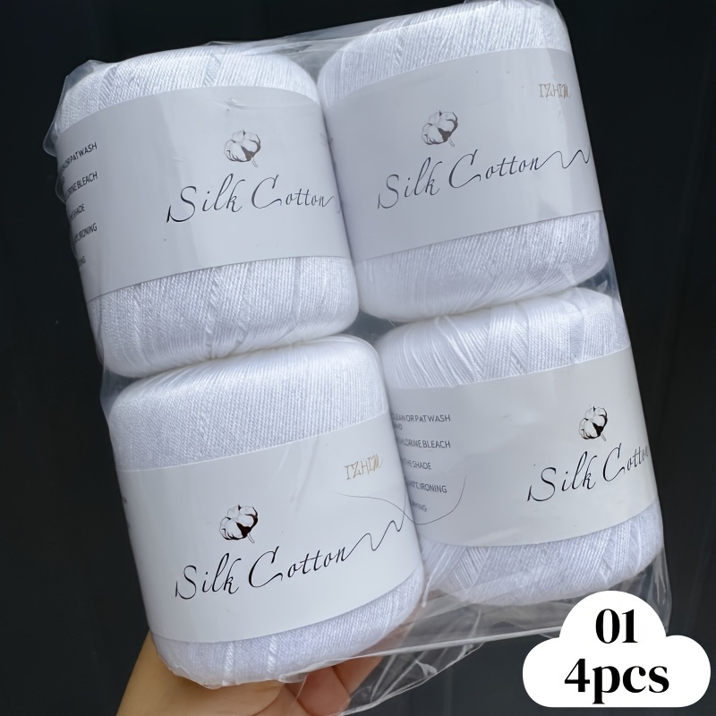 4pcs Set, Summer Cotton, Skin-friendly, Soft And Comfortable, Knitted Short Sleeves, Crochet Shawl, Hand-knitted Set, Multiple Color Options