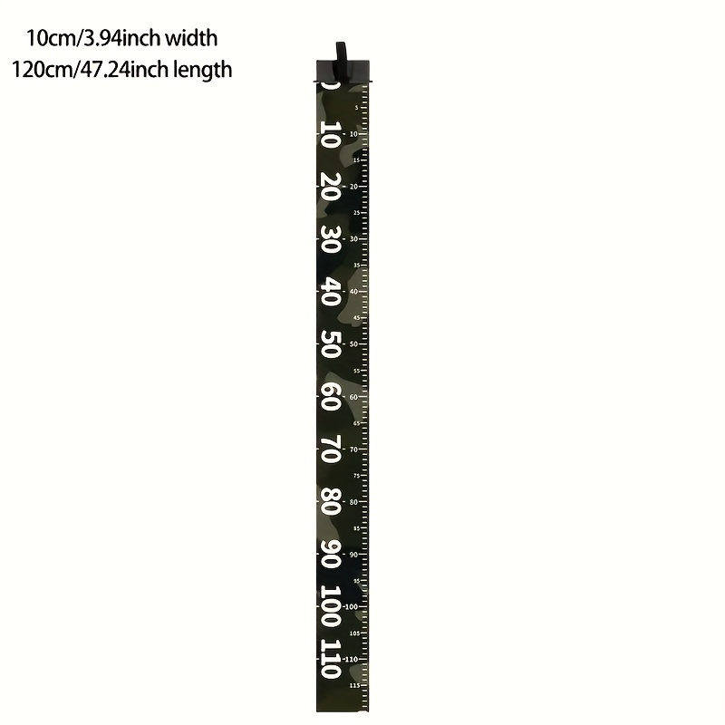 Image of Waterproof Heavy-duty Camouflage Fishing Measuring Tape - Camo Color-coded Scale (cm/in) With Cm/inch , Durable Pvc Boat & Kayak Ruler For , Hunters, - Ideal Gift For Fishing Gear