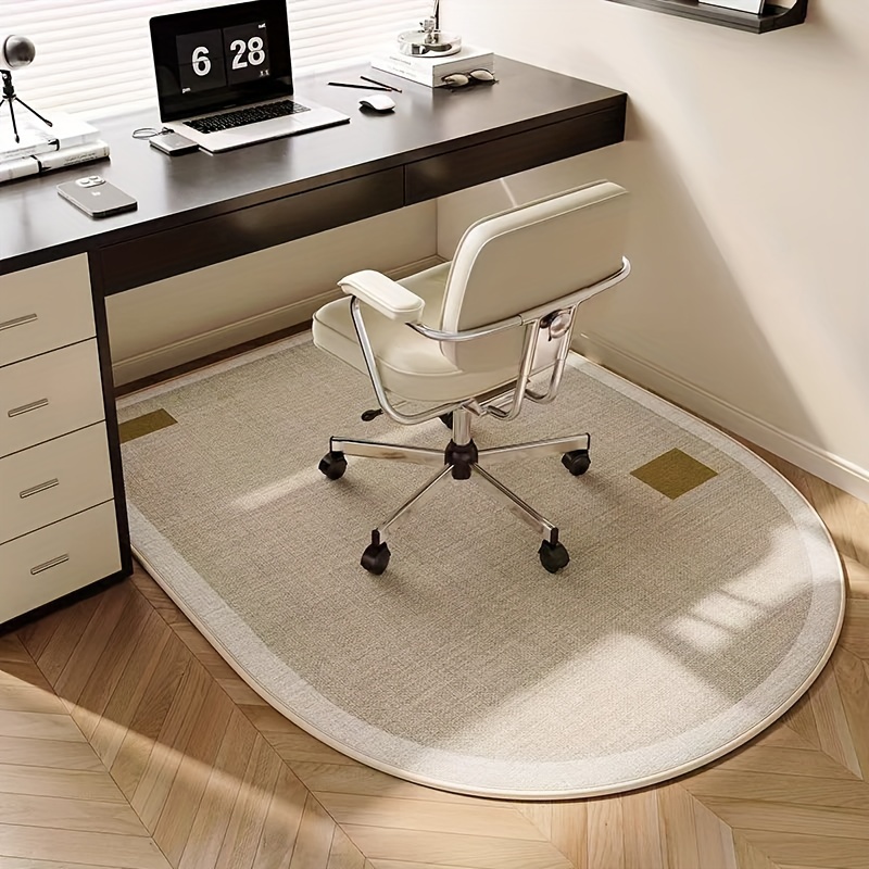 

Tapis de Chaise en Velours de Cristal Ultra- - Antidérapant, Tapis de Bureau Insonorisant pour la Décoration de