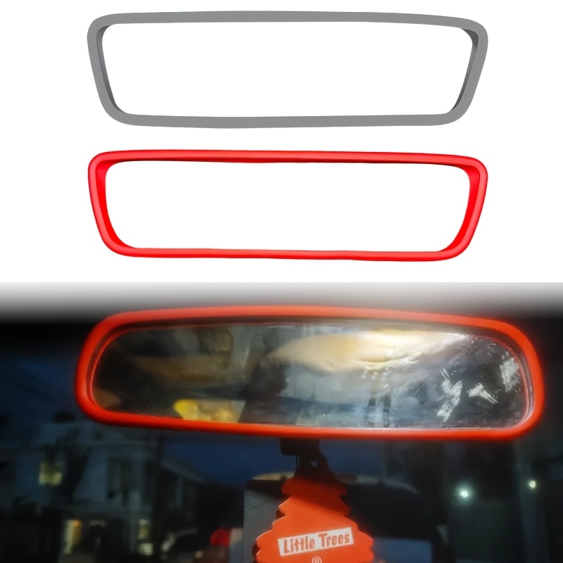 

1pc Universal Silicone Car Mirror Protective Cover, Anti-collision Trim Accessory, , Interior Modification