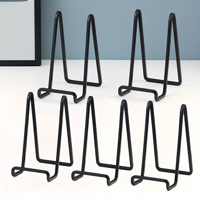 15.24cm Metal Plate Easel Display Stand, Tabletop Picture Holder