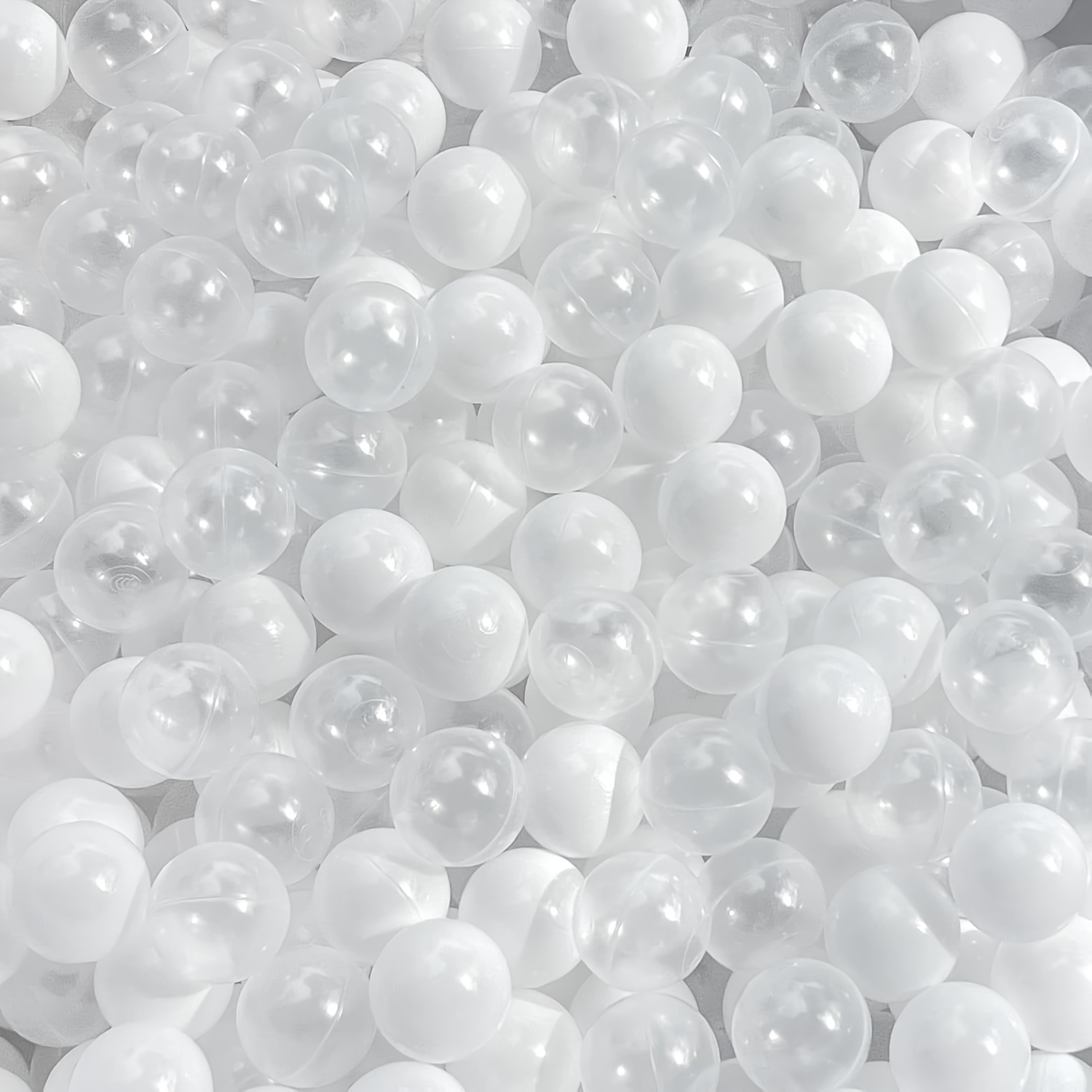 TEMU 100pcs, Extra Thick Ocean Balls, Colorful Bobo Ball Pool, Ocean Balls, 200 Anti-squeeze Plastic Toy Balls, Macaron Ocean Balls, Suitable For