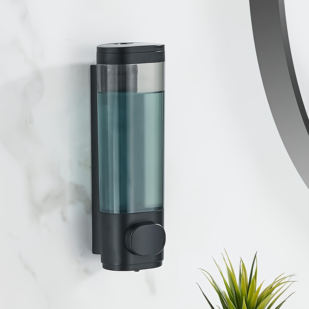 E-shop 1X300ml Wiederverwendbarer Shampoo- und Spülungsspender aus Kunststoff - Duschflasche für Badezimmer mit Pumpe - Leere