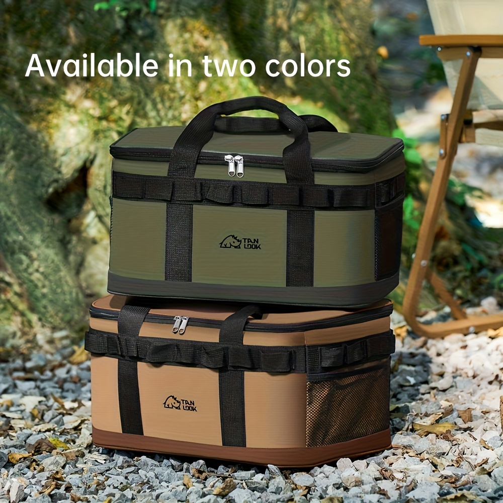 Outdoor Tactical Insulated Cooler Bag - Large Capacity Portable Insulated Storage for Camping, Hiking, - Durable Multi-Use Cooler with Carry Handles & Reinforced Handles, Essentials, Sturdy Handle Design