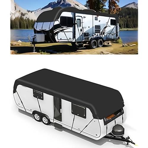 patio outdoor rv cover anti sunshade heavy duty waterproof oxford fabric for motorhome protection foldable easy to installation rv trailer cover