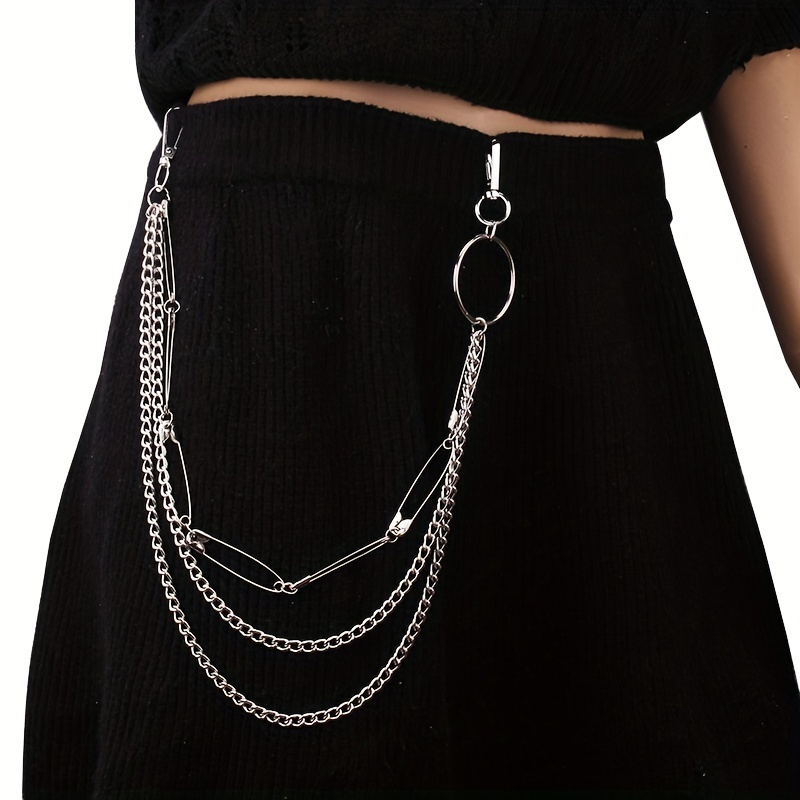 1pc New Pants Chain Fashion Mens Pants Chain Jeans Chain Punk Hip Hop Pants  Chain Waist Chain Ideal Choice For Gifts - Jewelry & Accessories - Temu