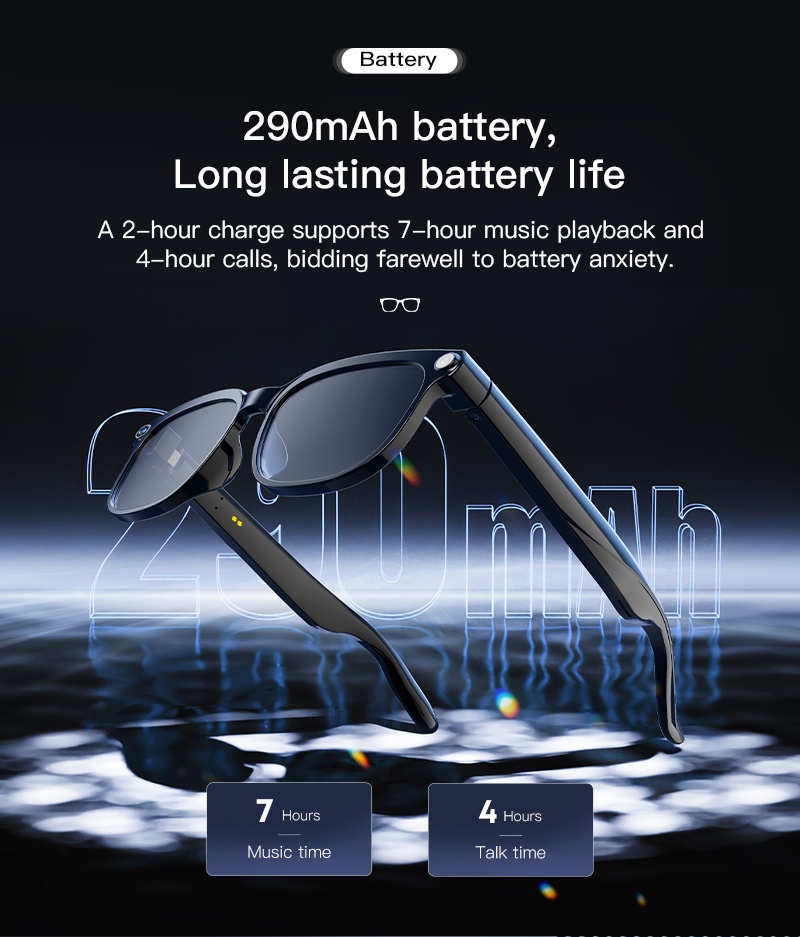 valentines day gifts 4k camera smart glasses ai smart glasses with real time translation object recognition open ear audio ultra   ideal for outdoor cycling work travel   to     hd audio Product details 10