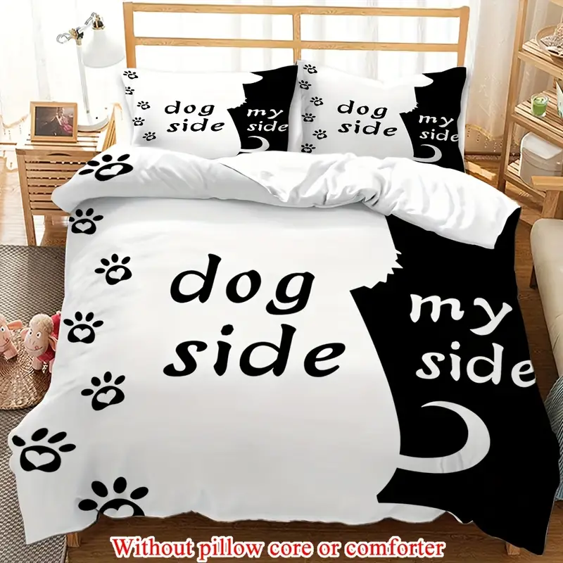 2 3pcs 1 duvet cover 1 2 pillowcase without core cute kitten couple romantic valentines day print soft comfortable bedding set for bedroom dorm room family gift Product details 4