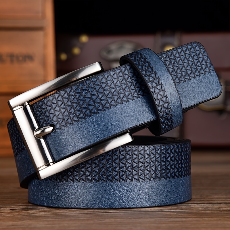TEMU Men's Belt Vintage Business Casual Belt Design Sense Belt Men's 2026 New Style Trousers Belt