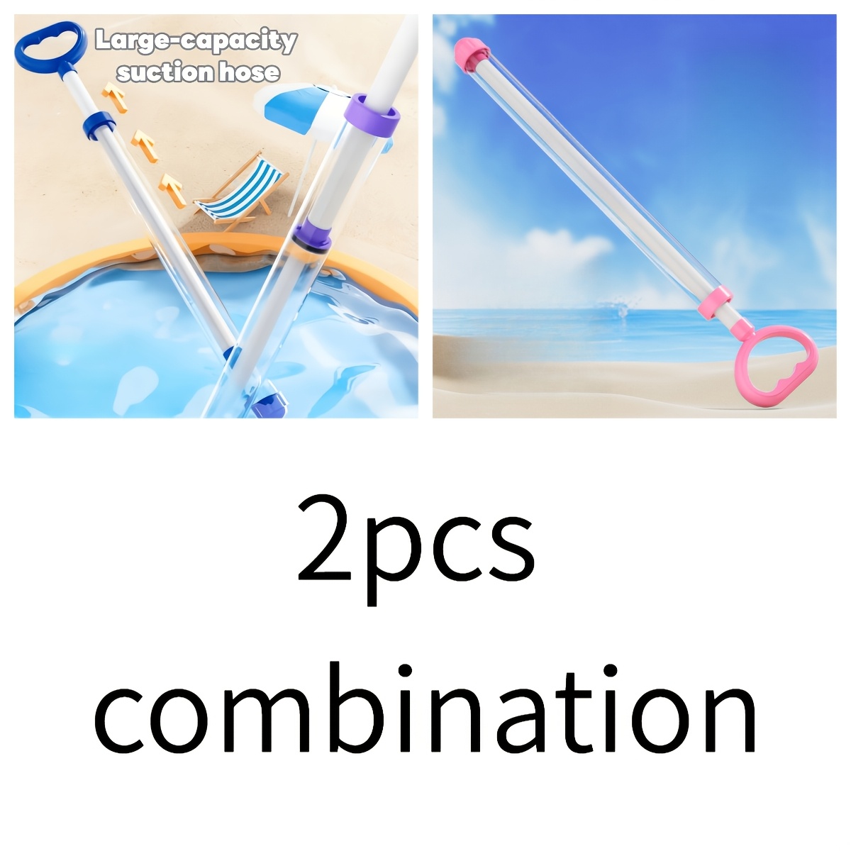 Image of 2pcs/4pcs/6pcs Summer Children's Fireworks Water Gun Toys Suitable For Outdoor Swimming Pool, Beach Party Game Props, Swimming Pool Water Fight Photo Props Boys And Girls Gift