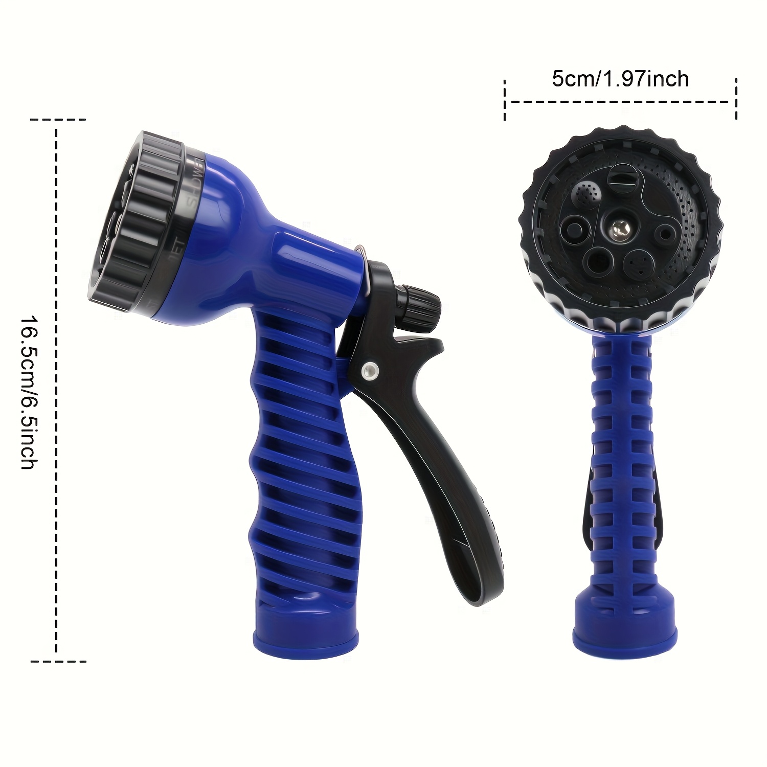 100ft garden hose outdoor cleaning water hose spray with 7 function high pressure nozzle portable lightweight hose suitable for yard car wash lawn rv Product details 2