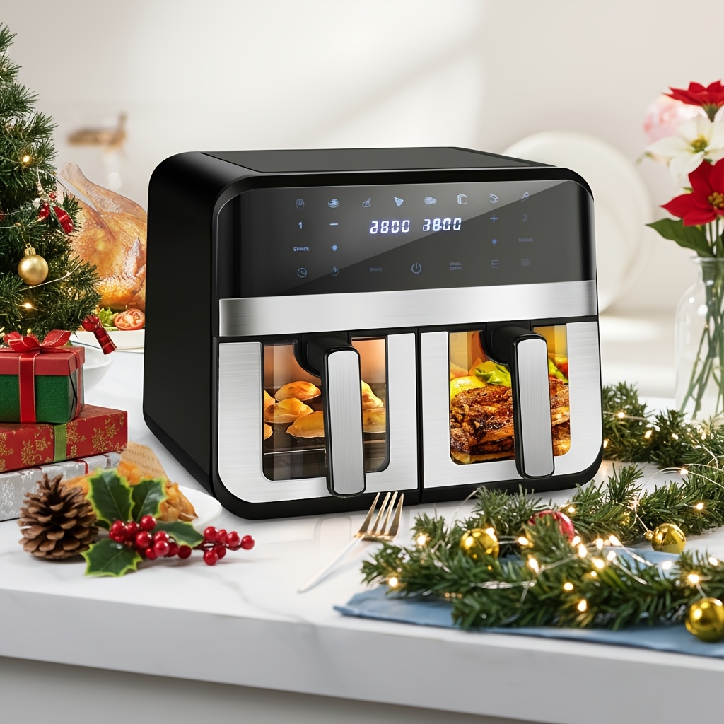 TEMU Dual-door Air Fryer - Ra930dsv - 8l