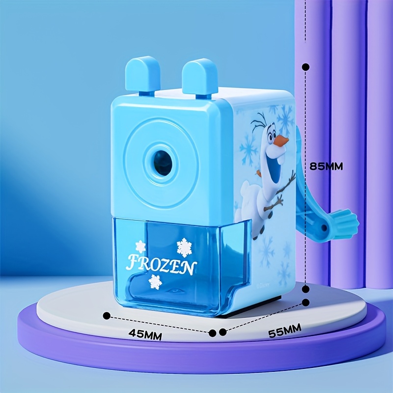 TEMU เครื่องเหลาดินสอการ์ตูนสติทช์จากดิสนีย์ Frozen เครื่องเหลาดินสอมือ