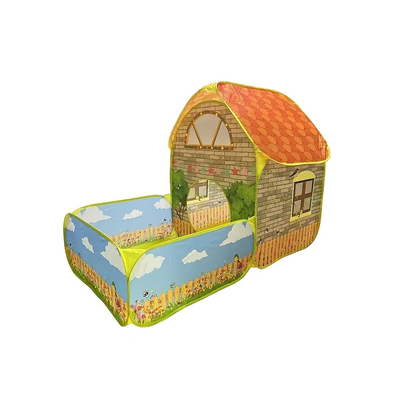 Spacious Kids Play Tent With Ball Pit, Breathable Playhouse For Toddlers, Easy Clean & Quick Setup, No Tools Needed Assembly