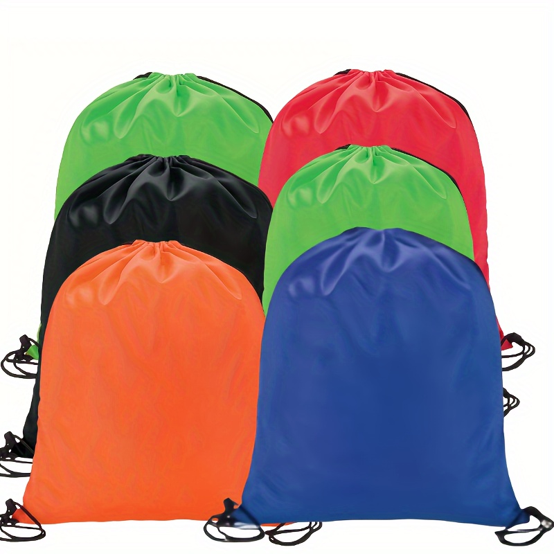 

10-pack Multi-color Drawstring Gym Bags, Casual Backpacks With Durable Drawstrings, Lightweight And Portable Sport Sacks, Versatile For Fitness, Travel, And Sports - Assorted Colors