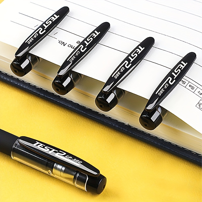 10 Black Fine Point Gel Pens Smooth Writing Large Capacity - Temu