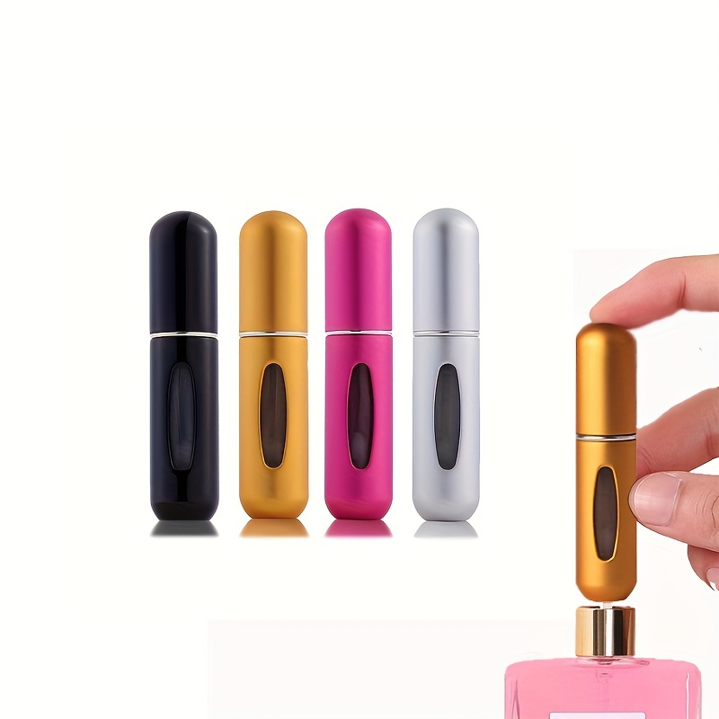 

4pcs 5ml Atomizer, Refillable , Size Cologne Sprayer, Portable For