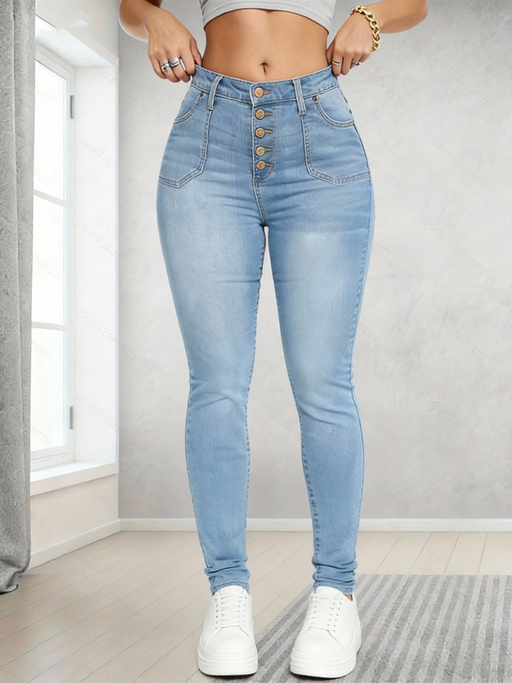 skinny jeans high waist jeans for big thighs skinny jeans curvy thick thighs sold on Temu United States