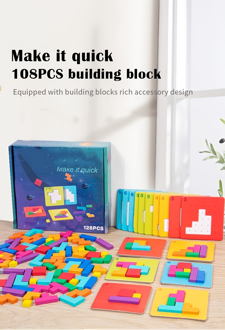 Geometric Shape Puzzle Toy, an Interactive Tabletop Game for Quick Play, Perfect As a Christmas Gift.