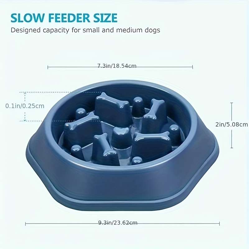 Pet Cat Food Bowl, Anti-slip and Anti-knock, Slow Food Bowl, Dog Anti-choking Bowl, Cat Stop Eating, Healthy Bowl, Educational Food Ware Batch