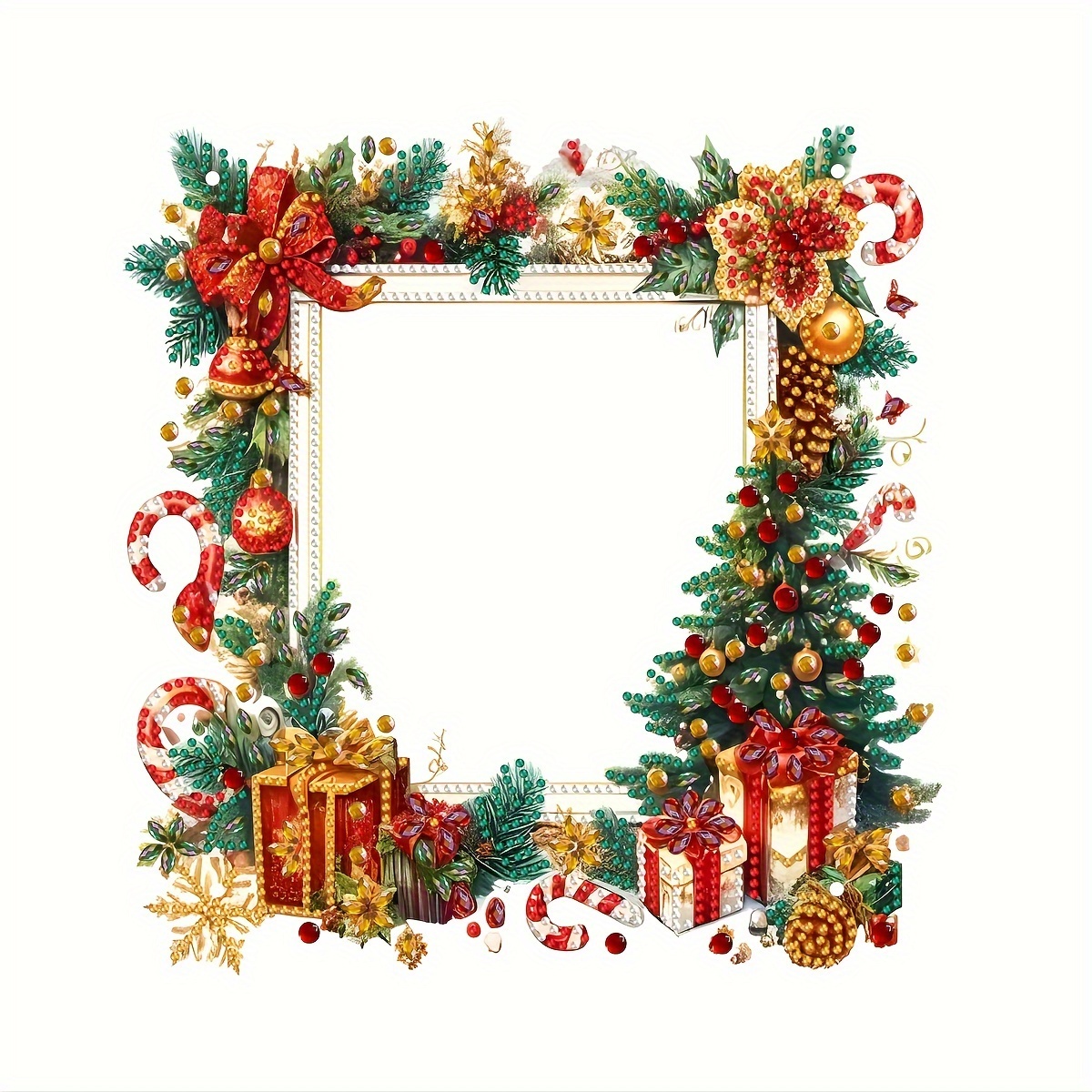

Diy Christmas Kit - Special Shaped Crystal Acrylic Photo Frame Set, Decor For & Bedroom Table
