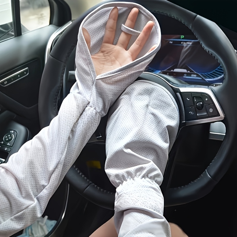 TEMU 1 par de protectoras para estilo , medias sólidas y elegantes con cubierta suelta de , ideales para mujeres al conducir