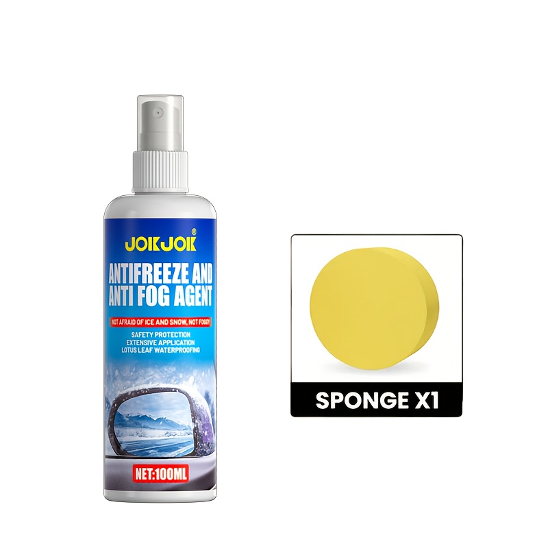 Motorcycle Helmet And Car Glass Agent - Durable Nano Coating, Prevents Fogging And Freezing, Suitable For Helmets, Car Windows And Mirrors, Ensuring Driving Safety, 3.38oz