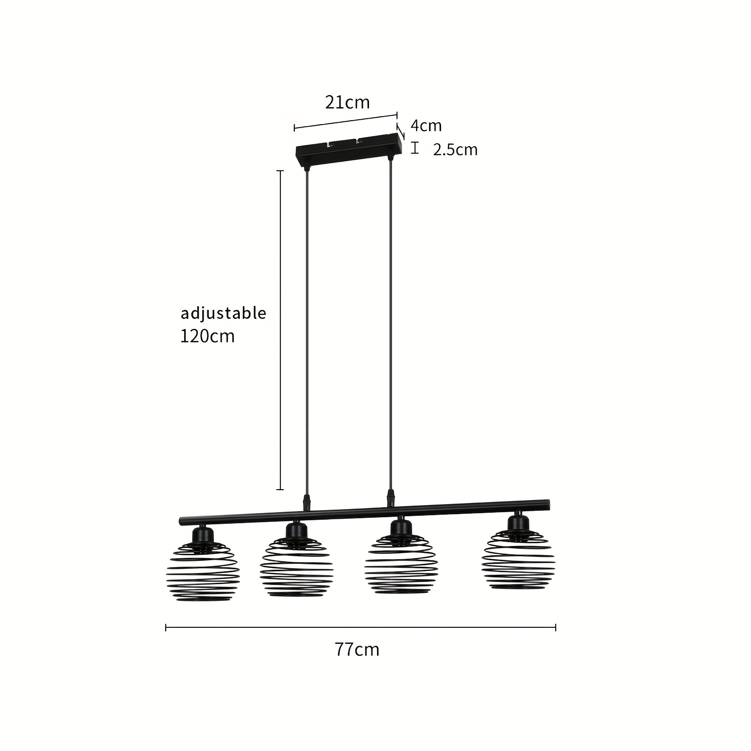 TEMU Lampe vintage pour table à manger - Lampe de table en métal noir avec douille E27, lampe rétro au design industriel pour salle à manger, lampe à