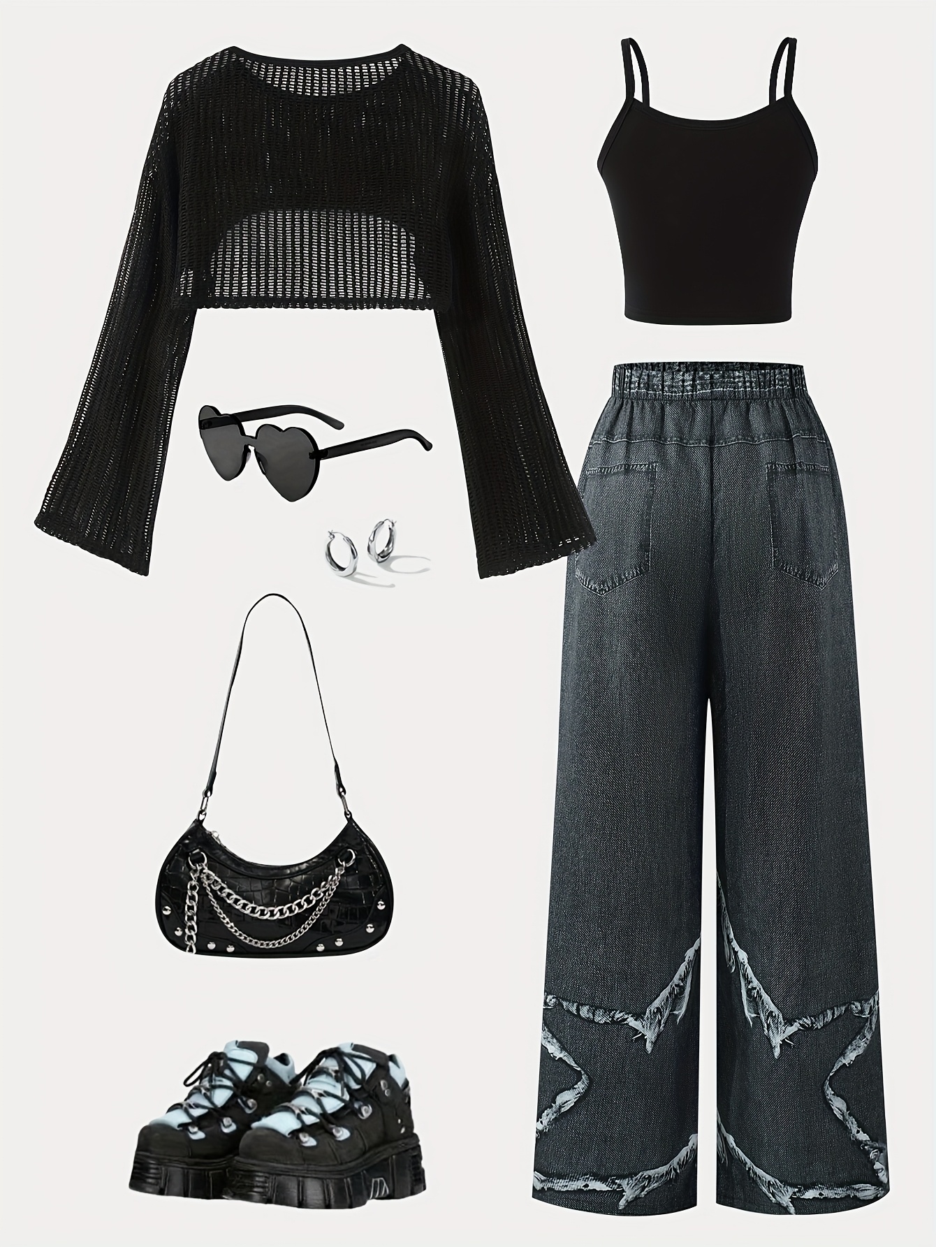 LXXIASHI 2-teiliges Mädchen Outfit – Crop Top Mit Perlenriemen & Denim-Weste, Größen 1-6 Jahre