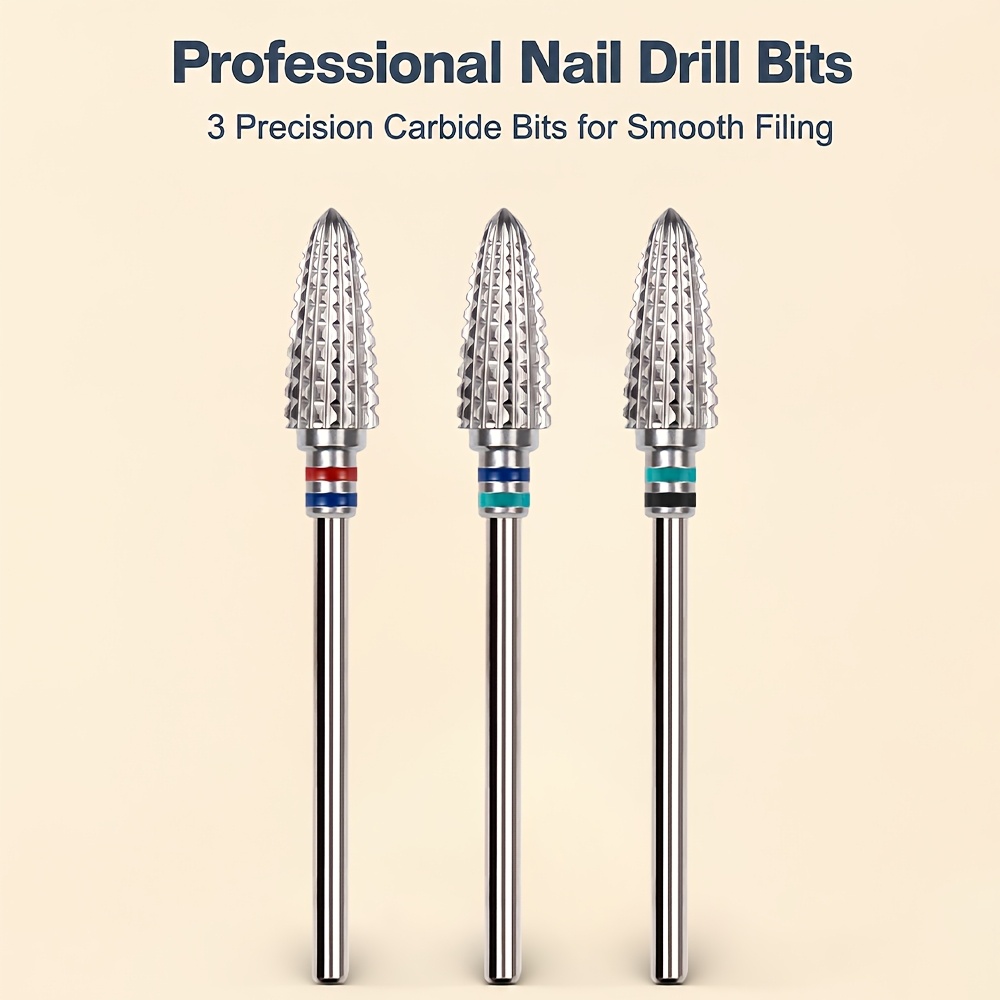 Double Ring Tungsten Steel Nail Drill Bit