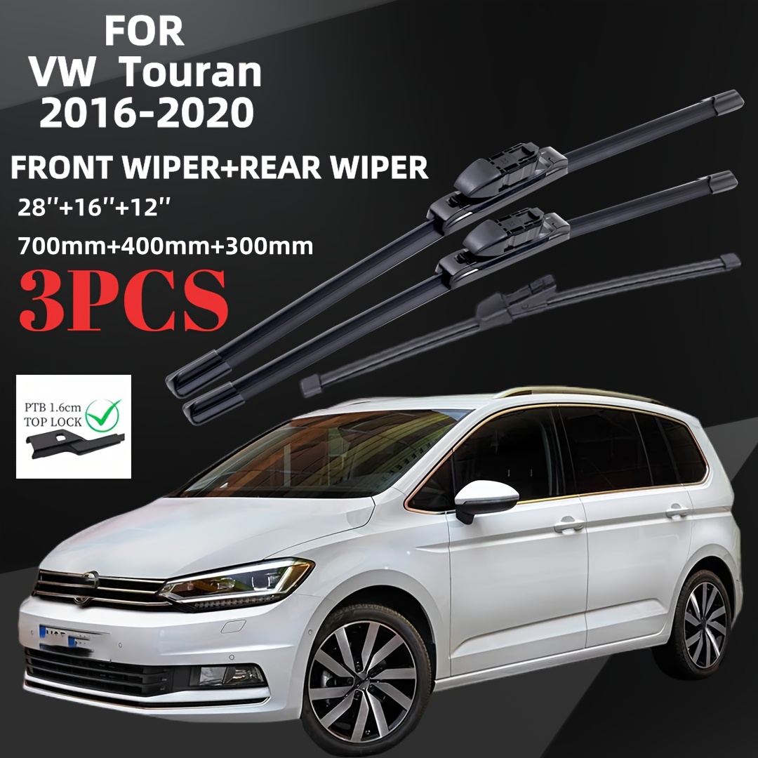 Image of Suitable For Wiper Replacement Parts (3pcs Set), Stable Operation, Quiet And Durable Car Windshield Wiper Blades